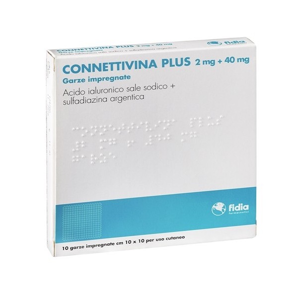 CONNETTIVINA PLUS*10GARZE10x10