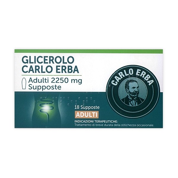 GLICEROLO*AD 18SUPP 2250MG