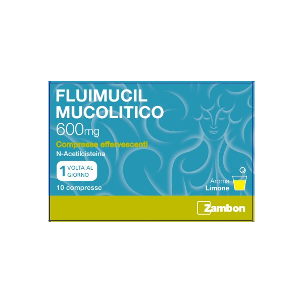 FLUIMUCIL MUCOL*10CPR EFF600MG