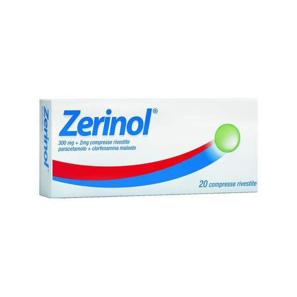 ZERINOL*20CPR RIV 300MG+2MG