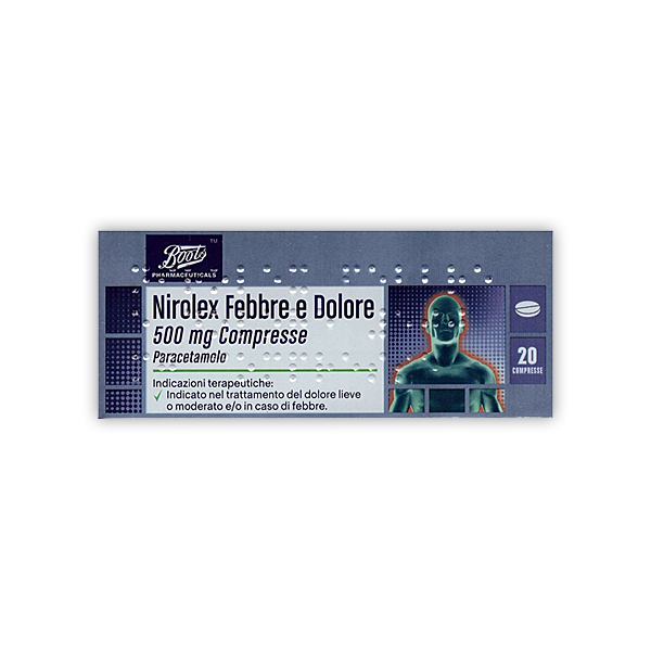 NIROLEX FEBBRE DOL*20CPR 500MG