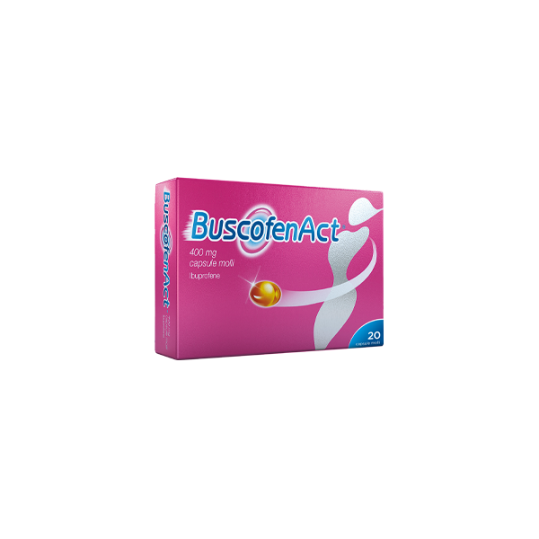 BUSCOFENACT*20CPS 400MG