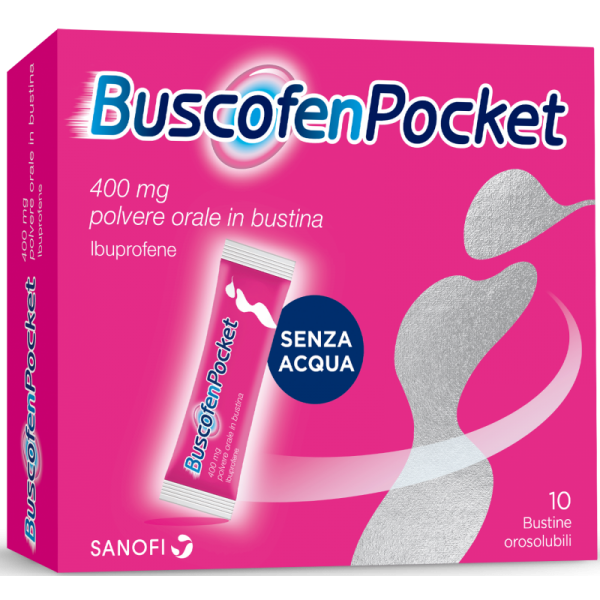 BUSCOFENPOCKET*OS 10BUST 400MG