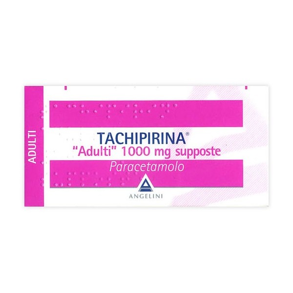 TACHIPIRINA*AD 10SUPP 1000MG