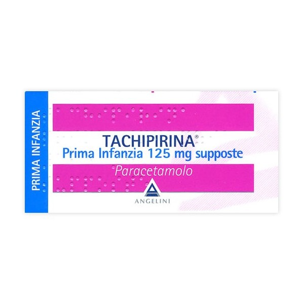 TACHIPIRINA*PR INF 10SUP 125MG