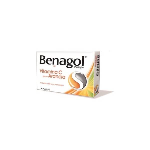 BENAGOL VIT C*16PAST ARANCIA