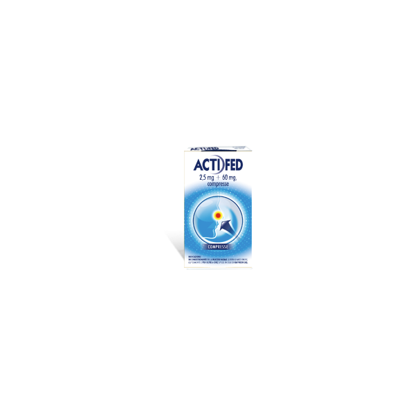 ACTIFED*12CPR 2,5MG+60MG