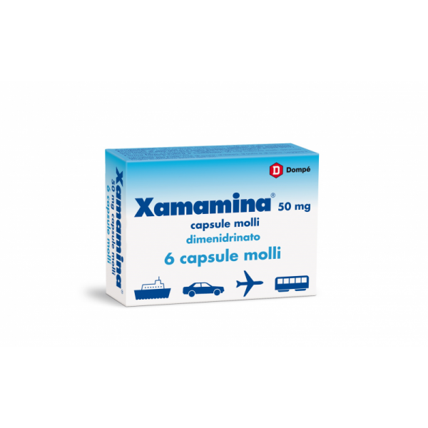 XAMAMINA MAL DI VIAG*6CPS 50MG