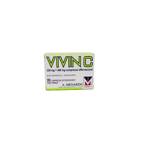 VIVIN C*20CPR EFF 330MG+200MG