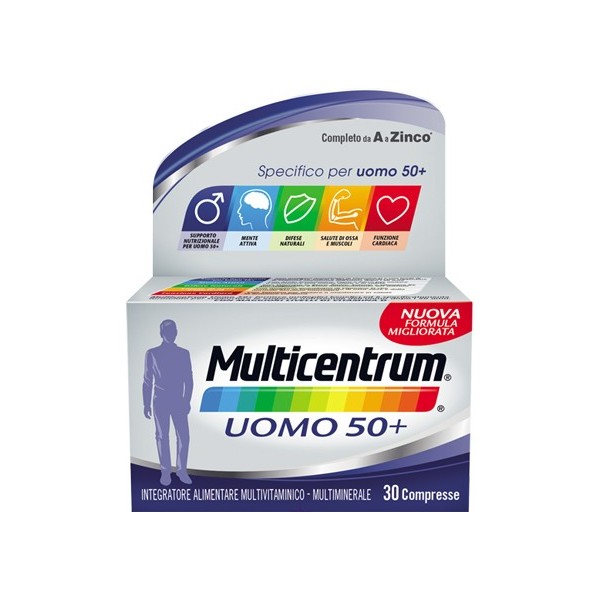 MULTICENTRUM UOMO 50+ 30CPR