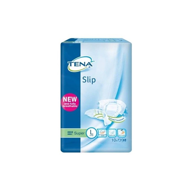 TENA SLIP SUPER PANN L 10PZ