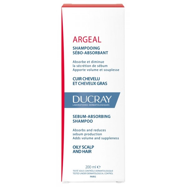 ARGEAL SHAMPOO 200ML DUCRAY